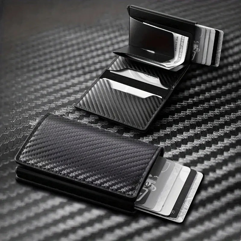 Sleek Anti-Theft Aluminum Alloy Wallet for Men