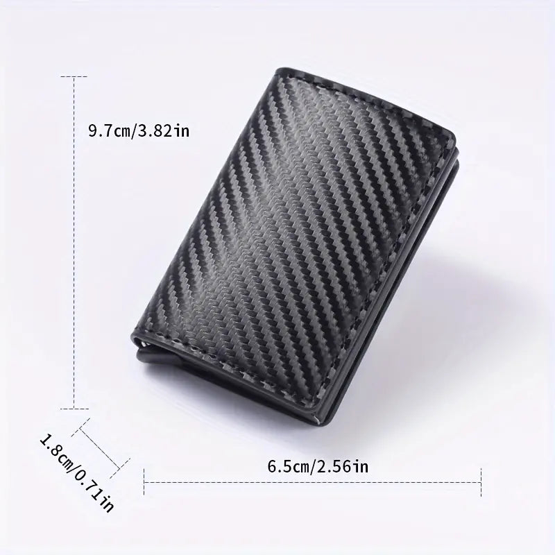 Sleek Anti-Theft Aluminum Alloy Wallet for Men