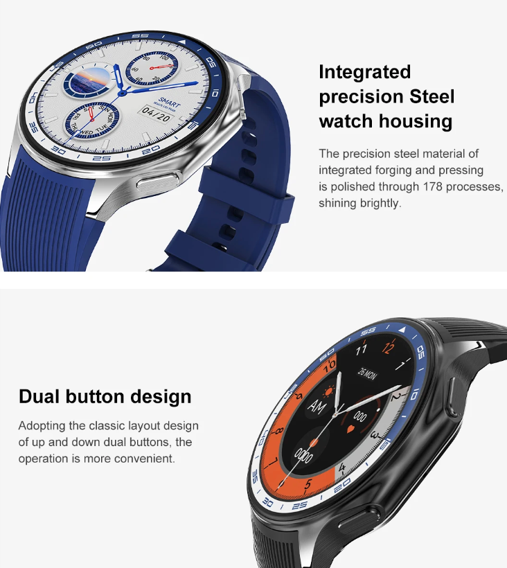 Advanced Waterproof Smartwatch for Both Men and Women with Bluetooth Connectivity